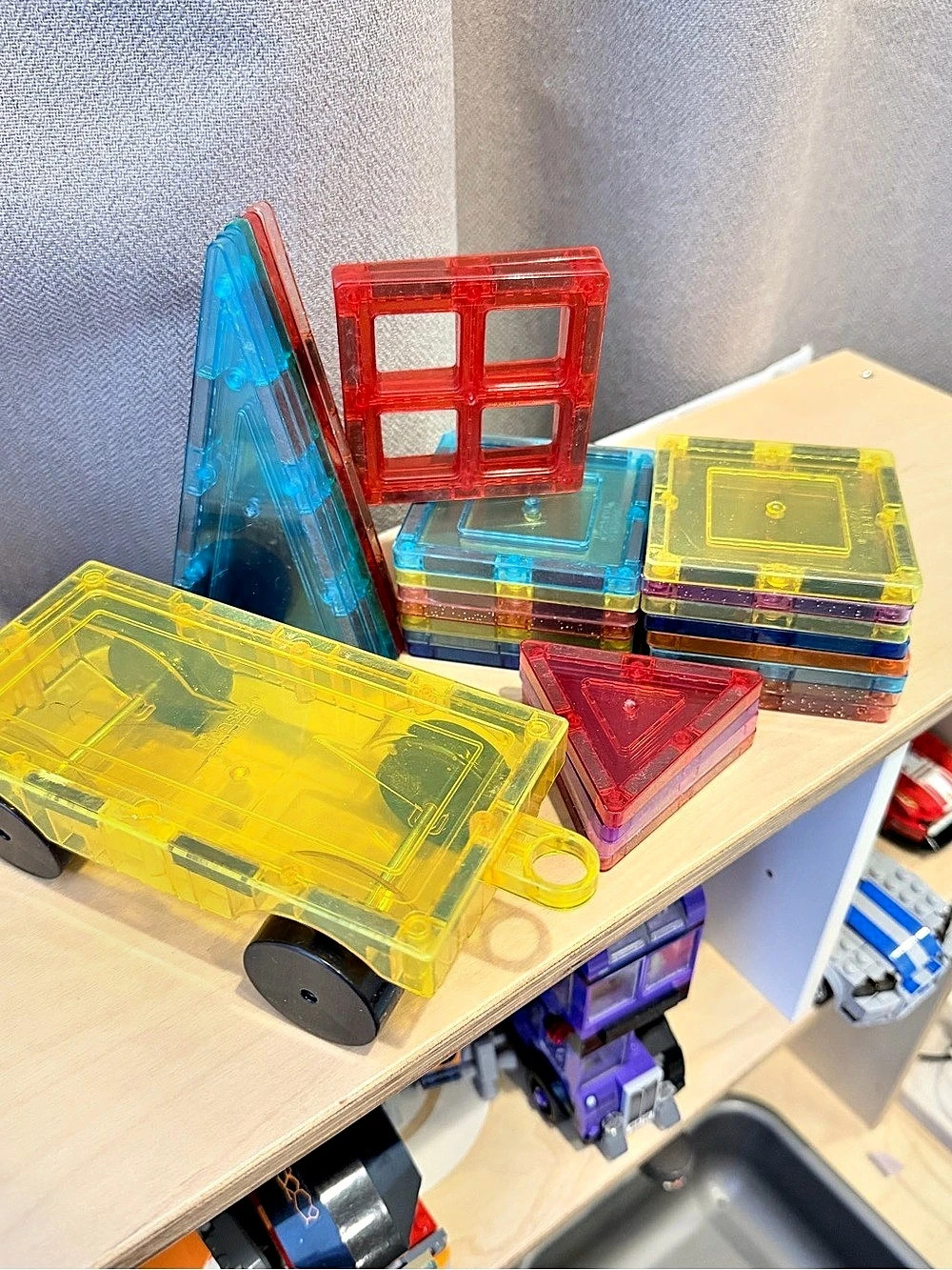 Picasso Tiles and Car Set